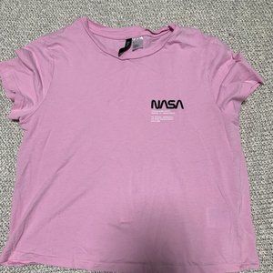 H&M NASA Crop Tee